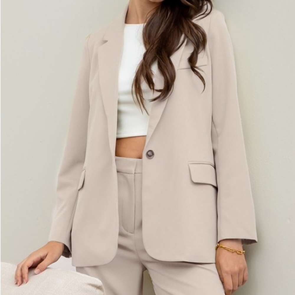 The Workshop Cream Blazer for Women NWT, Size 12